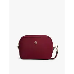 TOMMY HILFIGER - Bolso rojo cruzado de tejido técnico
