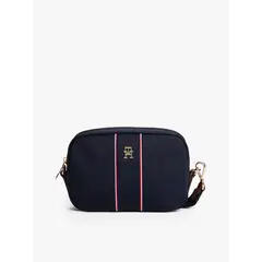 TOMMY HILFIGER - Bolso azul tipo cámara popette