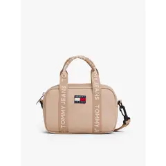 TOMMY HILFIGER - Bolso beige essential cruzado reporter