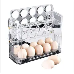 EGG PRODUCTOS DE PAZ - Organizador de Huevos verde y Blanco de lujo