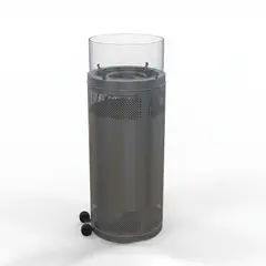 ZERRUTTI - Calentador de Exterior Fogata Redondo Vibrant