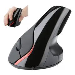 RAMITECH - Mouse Vertical Ergonómico Oficina USB 5 Botones Óptico RAM-G14