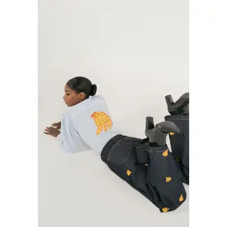 PINEAPPLES DON'T HAVE SLEEVES - Camisa blanca rayas azul banana slip