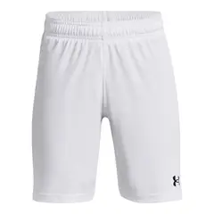 UNDER ARMOUR - Short Niño Golazo 3.0 - Blanco - Fútbol - Uso casual y entrenamiento