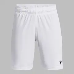 UNDER ARMOUR - Short Niño Golazo 3.0 - Blanco - Fútbol - Uso casual y entrenamiento
