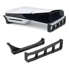 GENERICO - Base Compatible Ps5 Slim Disco Horizontal Fibra De Carbono