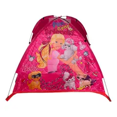 GENERICO - Carpa Para Acampar Camping Infantil Diseño Barbie Color Rosa