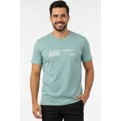 BOCARED - TODAY (CAMISETA MANGA CORTA CUELLO REDONDO PARA HOMBRE ALGODÓN EN COLOR VERDE )