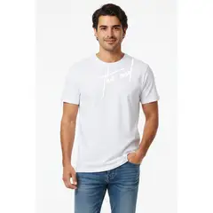 BOCARED - END (CAMISETA MANGA CORTA CUELLO REDONDO PARA HOMBRE ALGODÓN EN COLOR BLANCO )