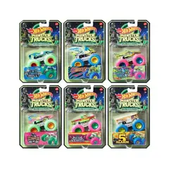 MATTEL - Hot Wheels Monster Truck Glow Surtido