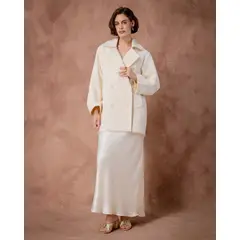 PATPRIMO - Chaqueta Para Mujer Abrigo Color Blanco Marca #30080601