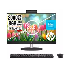 HP - TODO EN UNO INTEL CORE N100 SSD 2TB RAM 8GB IPS 23.8 FHD