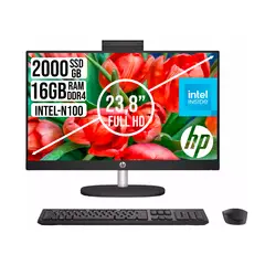 HP - TODO EN UNO INTEL CORE N100 SSD 2TB RAM 16GB IPS 23.8 FHD