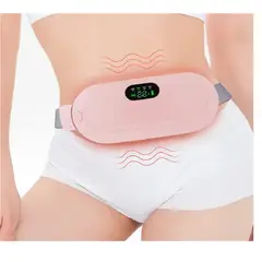 GENERICO - Cinturón Masajeador Calor Para Cólicos Recargable