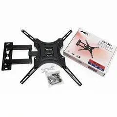 NIA - Soporte de Pared para TV 32” a 55” Brazo Articulado Reforzado con Movimiento Total