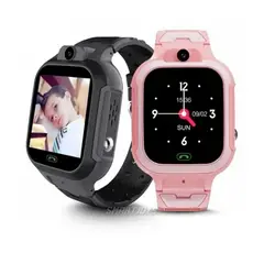 GENERICO - Reloj Inteligente Para Niños Gps Tracker Cámara Táctil Q12 Rosa