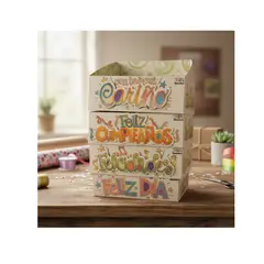 INFANTILES CAJUROMIX - Caja Tipo Ancheta Mediana 19 Cm X Pack X12