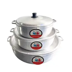 GENERICO - COMBO CALDEROS 20 10 6 EN ALUMINIO / CALDEROS