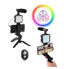 GENERAL - Estabilizador Para Celular Con Luz Rgb