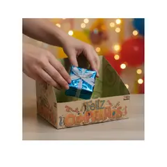 GENERICO - Caja De Regalo Tipo Ancheta Mediana Pack X6