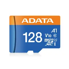 ADATA - Tarjeta Micro SD 128GB Premier 100MB/s A1 V10 U1 Clase 10 UHS-I Full HD Android + Adaptador SD