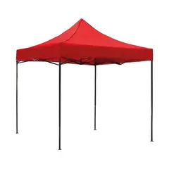 GENERICO - Carpa Plegable Reforzado 3x3 Impermeable Para Eventos Y Exteriores Color Rojo