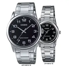 CASIO - Reloj En Pareja Modelo V001D-1B Diseño Elegante