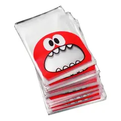 GENERICO - 100 Bolsas Para Galletas Dulces Recordatorios Fiestas 10x10