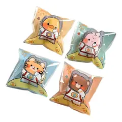 GENERICO - 100 Bolsas Para Galletas Dulces Recordatorios Fiestas 10x10