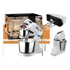 SOKANY - Batidora Eléctrica 7 Velocidades con Tazón – Potente y Práctica