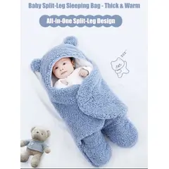 GENERICO - COBERTOR HIPOALERGENICO BEBE OSITO SLEEPING TERMICO