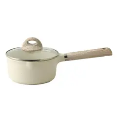 BAKER'S SECRET - Olla Multiuso Antiadherente 20 Cm Tapa De Vidrio - Estufas de Induccion Gas Electrica Cerámica