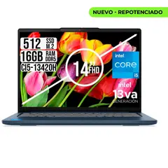 LENOVO - Portátil IdeaPad Slim 5 14" WUXGA Intel Core i5-13420H 16GB 512GB SSD Azul