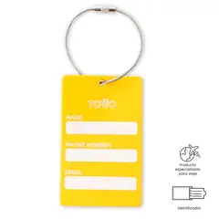 TOTTO - Identificador para Maleta de Viaje Real Madrid Amarillo