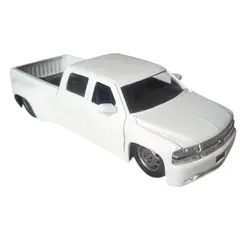 JADA TOYS - Auto de Coleccion Chevy Silverado a escala 124 Blanco