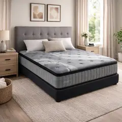 GENERICO - COLCHON PILLOW SIMPLE 140x190 PREMIUM CONFORT FIRME EMPACADO AL VACÍO