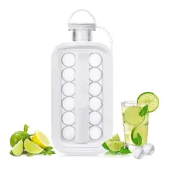GENERICO - Mini Botella Hielera Plegable Multifuncional Portatil 2 en 1 X17