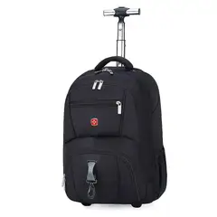 GENERICO - Maletín Ejecutivo con Ruedas Multifuncional Mochila de Viaje Impermeable para Negocios y Cabina