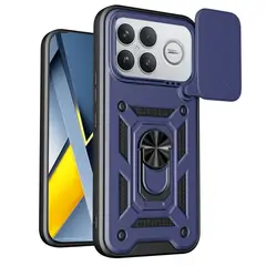 GENERICO - Funda Protector Cámara Slider Compatible Xiaomi Poco F8 Ultra Azul