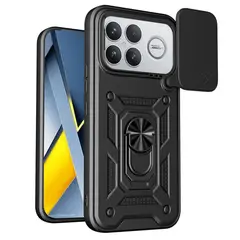 GENERICO - Funda Protector Cámara Slider Compatible Xiaomi Poco F8 Ultra Negro