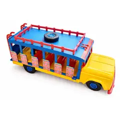 OEM - Chiva Colombiana Tradicional - Bus de Escalera de Colección - Juguete Artesanal Típico