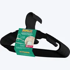 RIMAX - Set de Ganchos x10 Und Para Ropa 7517