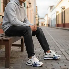 URBOTS - Zapatillas Hombre Estilo Suela Chunky Modernas Ligeras y con Amortiguación Ergonómica