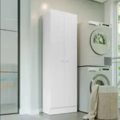 GENERICO - Mueble Multiusos Blanco Aura 2 puertas MDF