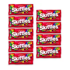 SKITTLES - Dulces Masticables Original X9 Sobres