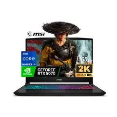 MSI - "Portatil gamer Katana 15 HX Intel Core i9-14900HX, 32/1TB 15.6” 165Hz QHD RTX 5070 Win 11 H.