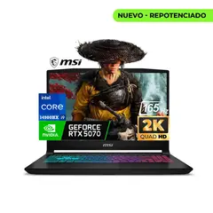 MSI - Computador Portatil gamer Katana 15 HX Intel Core i9-14900HX 64/1TB 15.6” 165Hz QHD RTX 5070