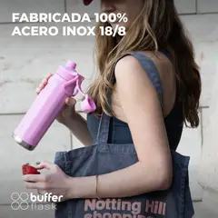 BUFFER FLASK - Termo Botella Agua Termica Acero Inoxidable 1l