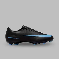 NIKE - Guayos Hombre Mercurial Vapor 16 Academy MG - Negro/Azul - Fútbol - Multiterreno