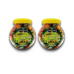 ADRO - Dulces Gomas Gelatina Jungle Animalitos X50 Uds 2 Pack